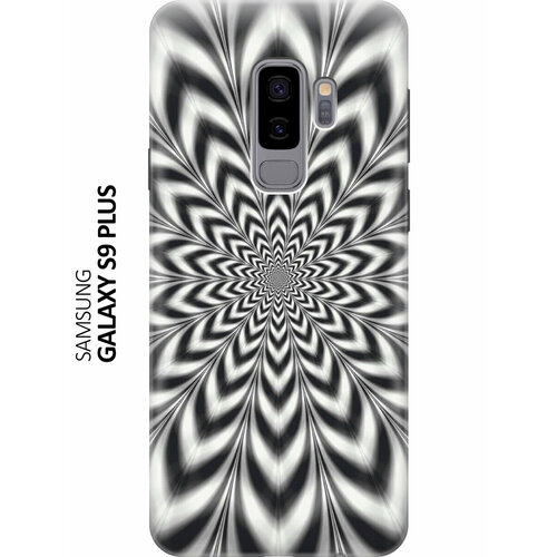 Силиконовый чехол Черно-белая иллюзия на Samsung Galaxy S9+ / Самсунг С9 Плюс