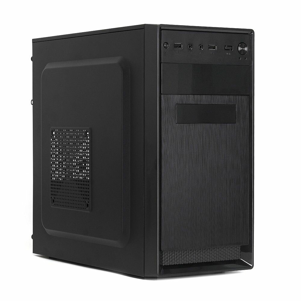 Компьютерный корпус CROWN CMC-4220 Black, mATX, NoPSU, 2xU2