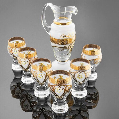 Набор для подачи напитков кувшин и 5 бокалов 24973₽