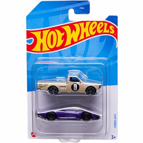 Набор машинок Mattel Hot Wheels, упаковка из 2-х штук, №24 (FVN40/24)