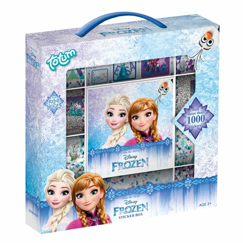 Набор наклеек TOTUM FROZEN 1000 штук 680388 набор наклеек totum frozen sticker box 4 rolls 680357