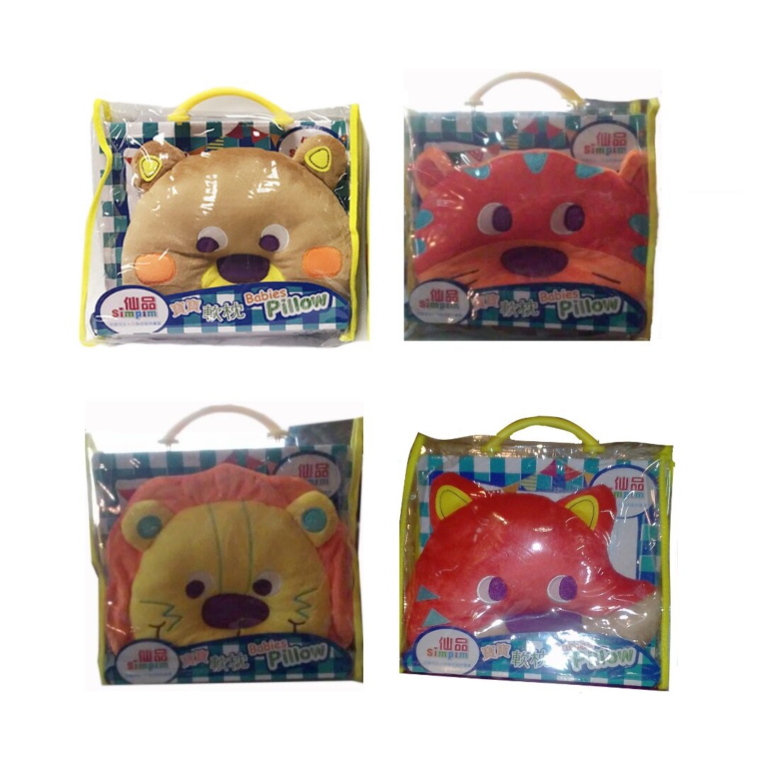 фото Подушка детская "Животные" 28х7х29 см (в асс) Merx MXS520-1/4