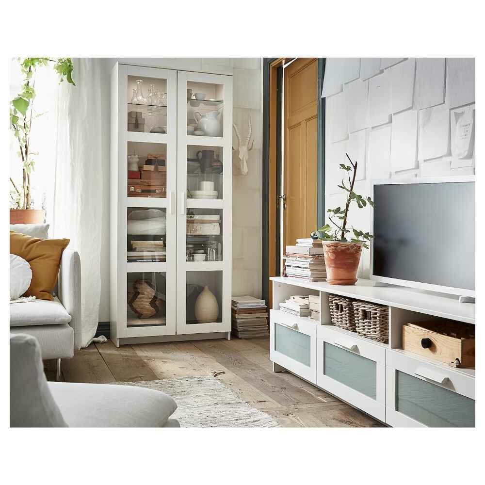 Тумба под ТВ, белый, 180x41x53 см. икеа Бримнэс, IKEA Brimnes — фото 1