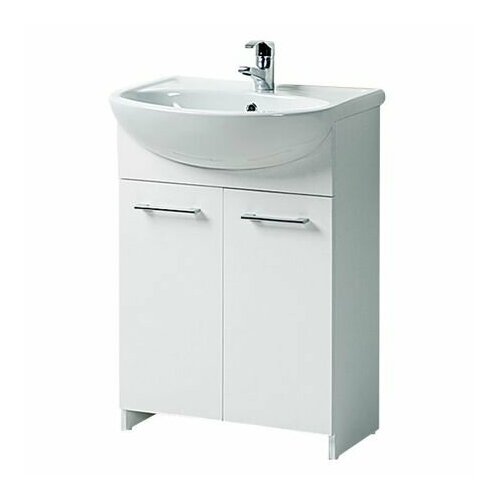 Тумба без раковины напольная акваль Уют 60см белая