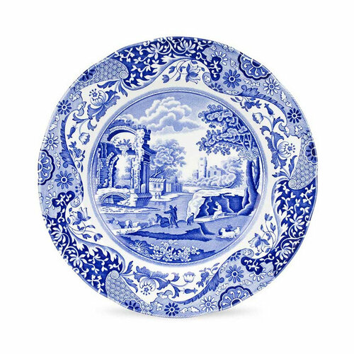 Тарелка обеденная 27 см Spode Голубая Италия