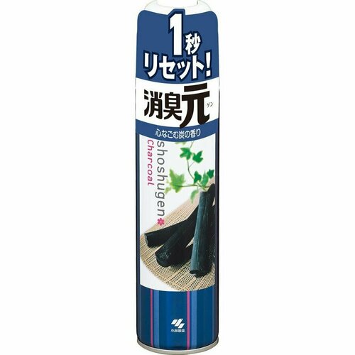 Kobayashi Освежитель воздуха (аэрозоль) для туалета Shoshu gen Charcoal угольный 280 мл