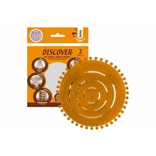 Ароматическая сетка для писсуара DISCOVER 2 шт, аромат Balmy DSR7381-1
