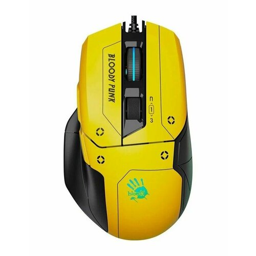 Мышь A4Tech Bloody W70 Max Punk желтыйчерный 364800₽
