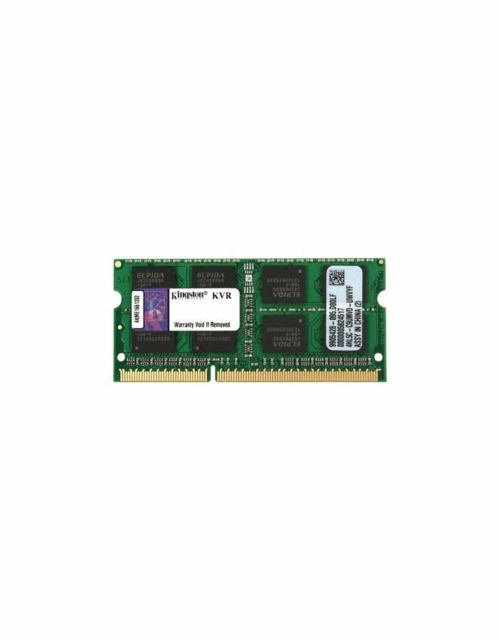 Память оперативная Kingston DDR3 8Gb 1600MHz SODIMM (KVR16S11/8)