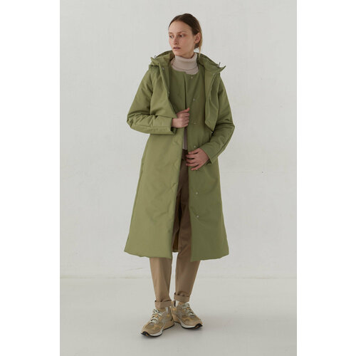 фото Куртка уста к устам, размер 46, зеленый