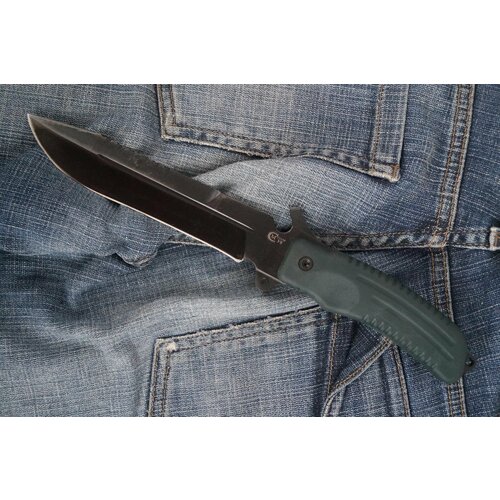 фото Нож тактический "смерч" из стали у8, рукоять elastron мастерская семина