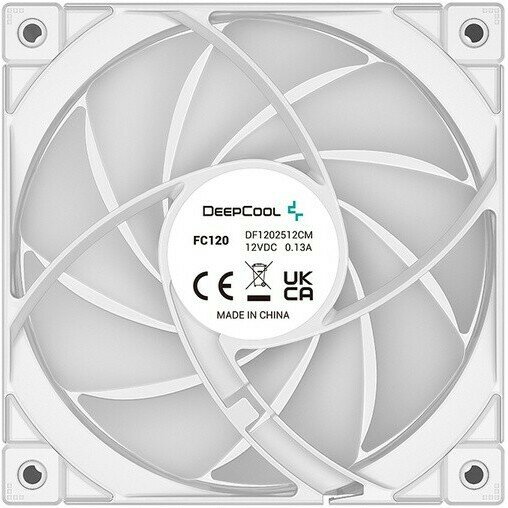 Вентилятор для корпуса DeepCool FC120 White 3 in 1 RGB (FC120-WHAMN3-G-1) — фото 1