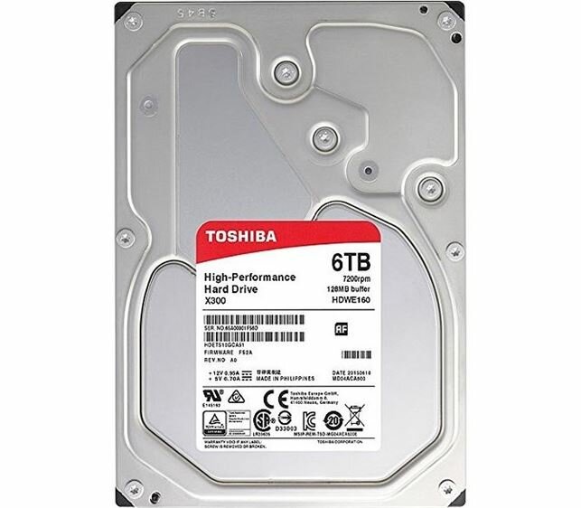 Жесткий диск TOSHIBA P300 , 6Тб, HDD, SATA III, 3.5" - фото №19