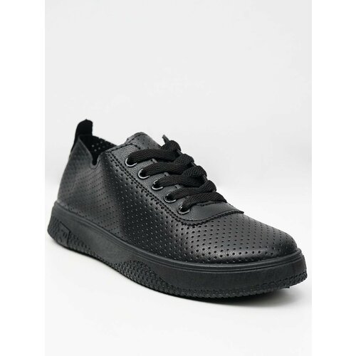 фото Кеды , полнота r, размер 38, черный нет бренда