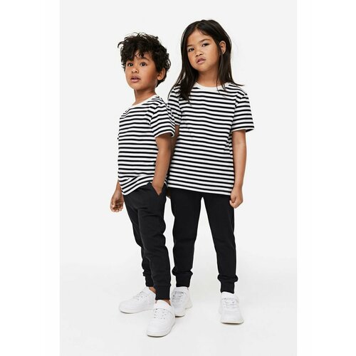 фото Брюки h&m, размер 110, черный