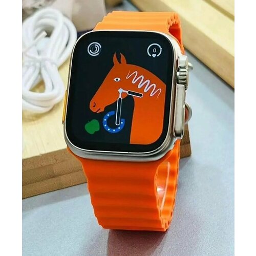 Умные часы Smart Watch Ultra 49mm Alumine оражневый 93100₽