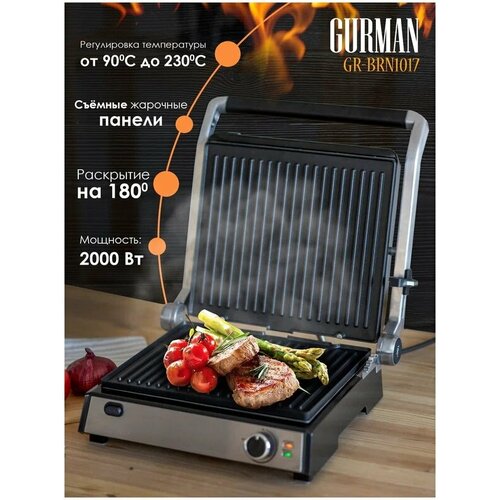 Электрогриль GURMAN GR-BRN101 щипцы 649000₽