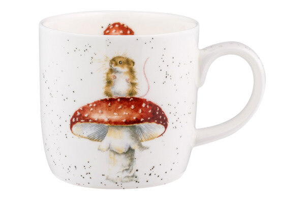 фото Кружка Royal Worcester Забавная фауна Мышонок и мухомор 310 мл, фарфор