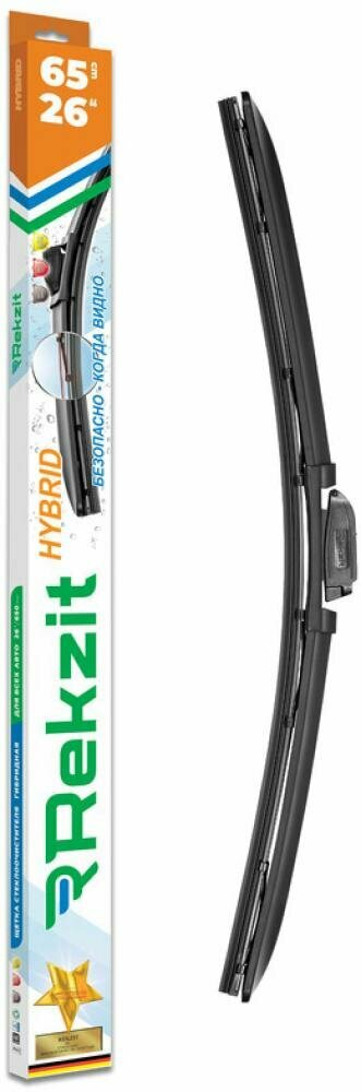 Щетка стеклоочестителя REKZIT Hybrid 65/26" Крючок (Hook / J-Hook)