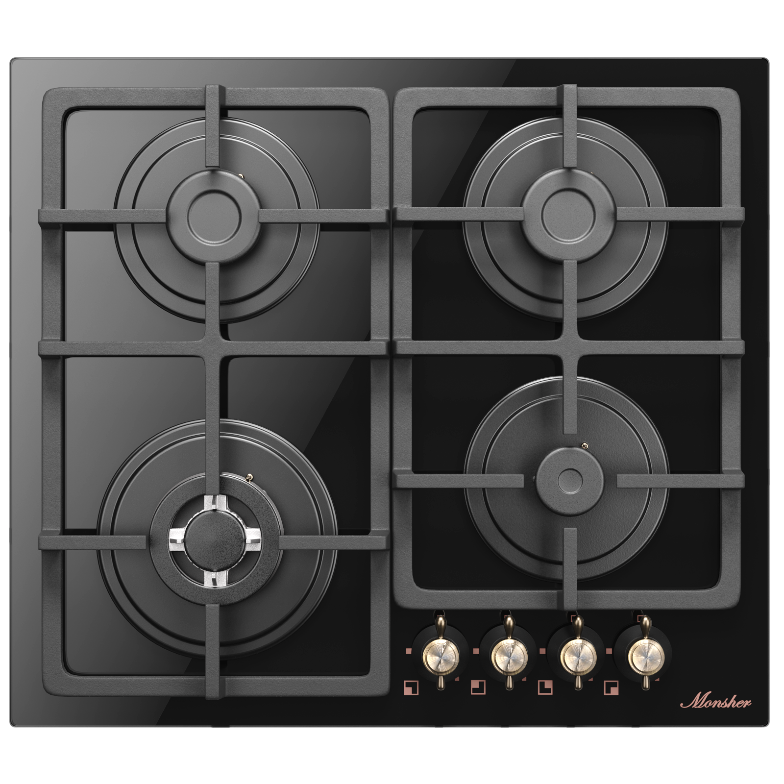 фото Газовая варочная панель Monsher MGG 67 RN Bronze