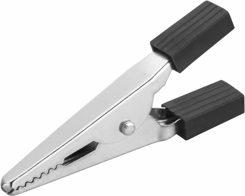 фото Зажим «крокодил» 5А 80 850 OAC-5A-52-B25 черн. Онлайт 80850