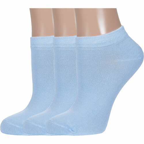 фото Носки красная ветка, 3 пары, размер 23-25, голубой