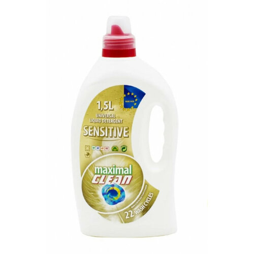 Гель для стирки MAXIMAL CLEAN SENSITIVE для деликатных тканей, 1.5 л