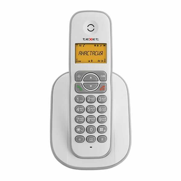 Радиотелефон Dect Texet TX-D4505A White (Белый)