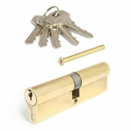 Цилиндр (Личинка замка) Apecs SC-100-Z-G, золото, ключ-ключ