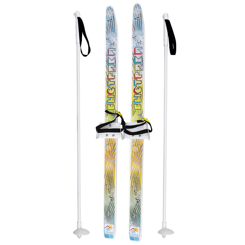Лыжи детские Ski Rase Быстрики с палками 5296-00, 140 см