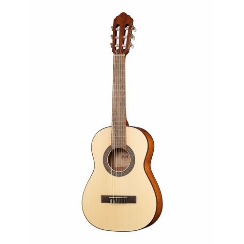 детская классическая гитара cort ac50 open pore коричневый AC50-WBAG-OP Classic Series Классическая гитара с чехлом, размер 1/2, матовая, Cort