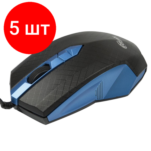 Комплект 5 штук Мышь компьютерная RITMIX ROM-202 BLUE 1000 dpi3кн 15118362 236100₽