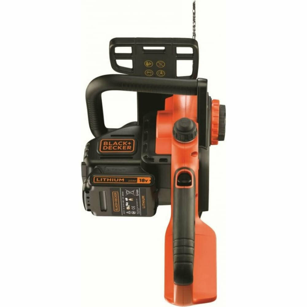 Аккумуляторная цепная пила Black+Decker GKC1825L20 - фотография № 2