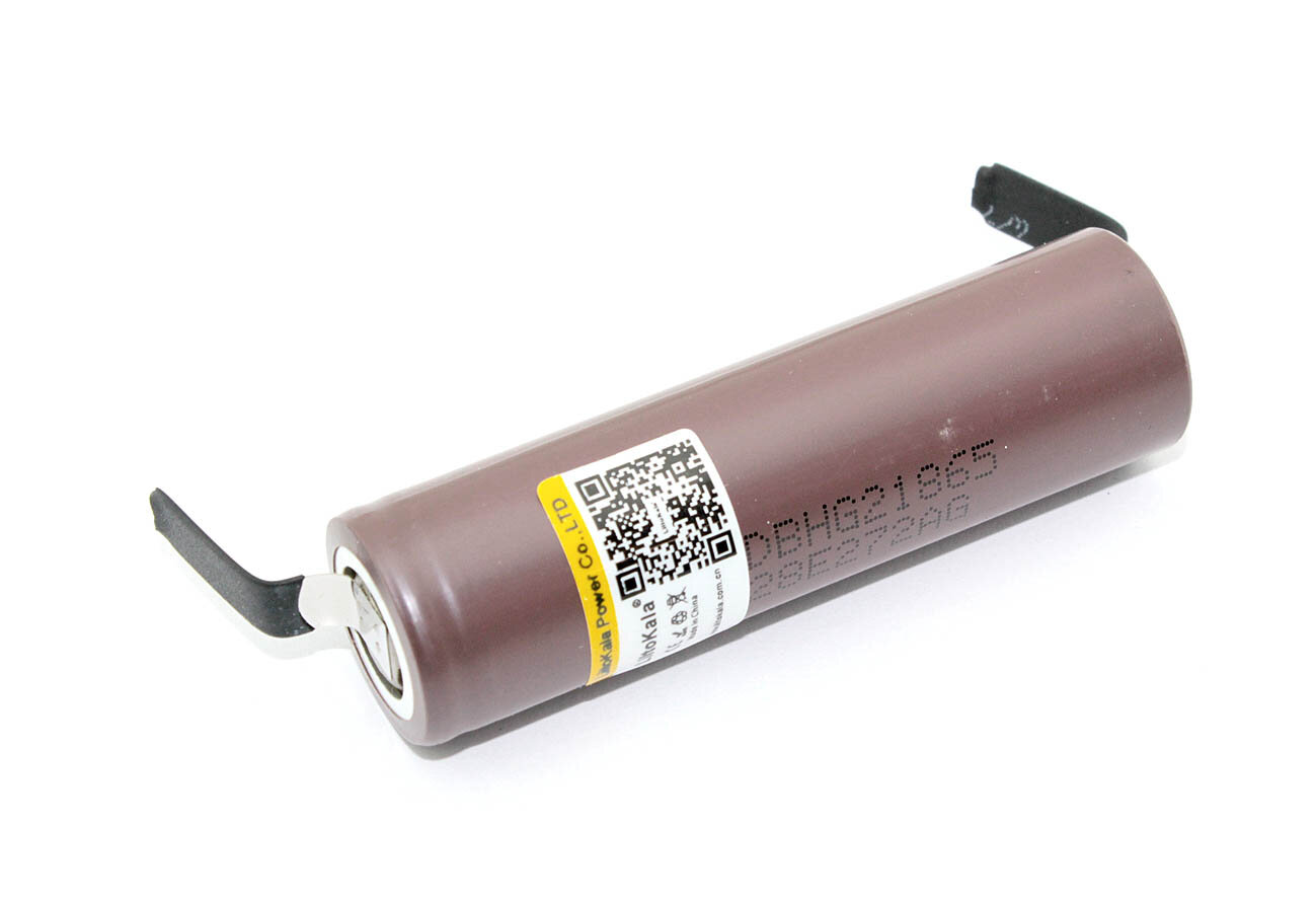 Аккумулятор типа 18650 Li-Ion LiitoKala Lii-HG2-N with connectors 3000mAh, 3.7V