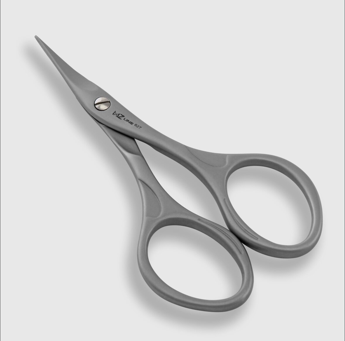 фото Ножницы для кожи / кутикулы Mertz 0627 матовое серебро (ручная заточка)