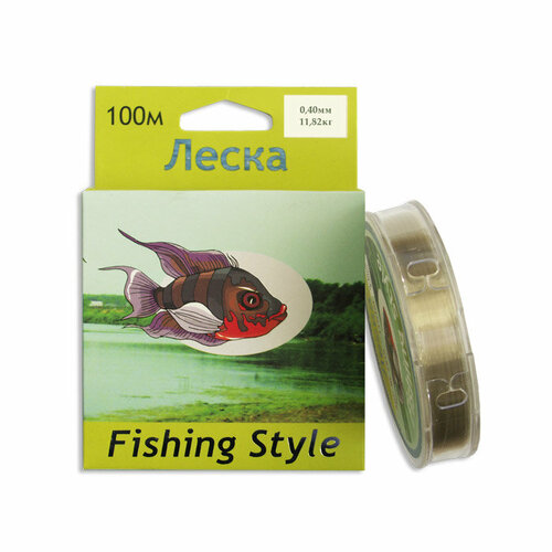 фото Леска fishing style rl2910 0.40mm тест 11.82кг 100m