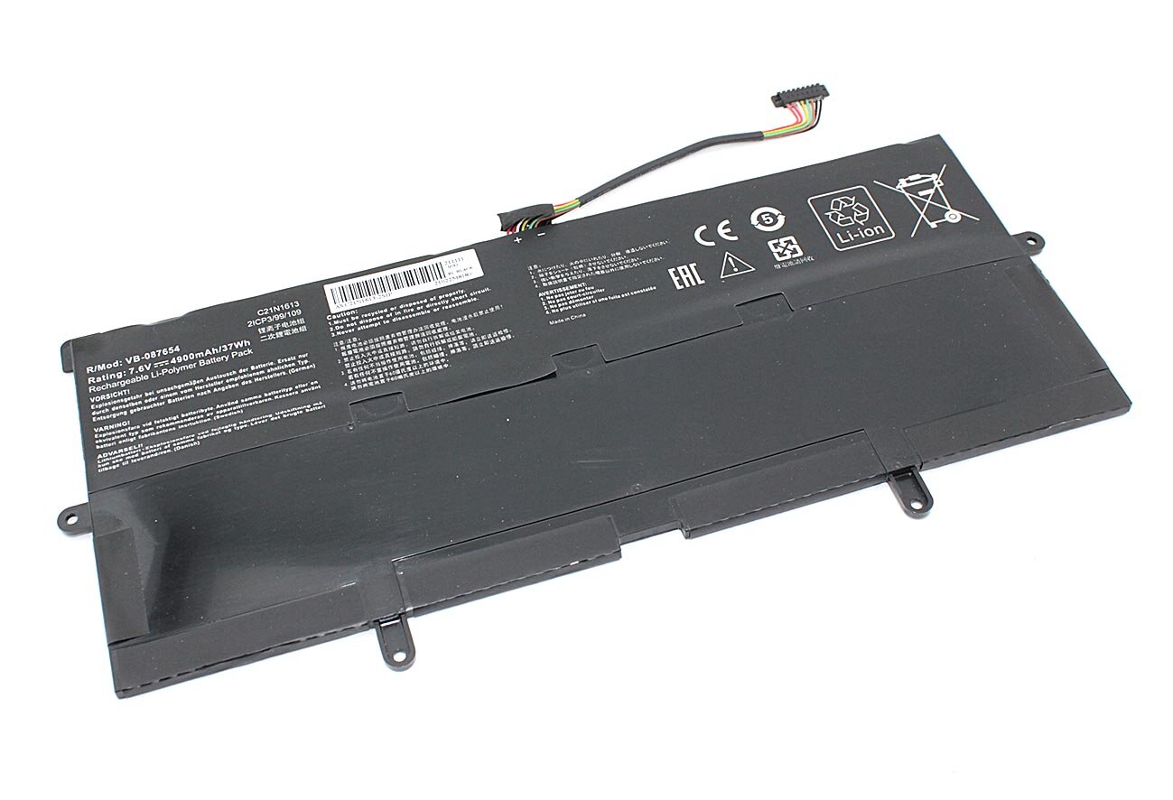 Аккумуляторная батарея для ноутбука Asus Chromebook Flip C302CA (C21N1613) 7.6V 4000mAh OEM