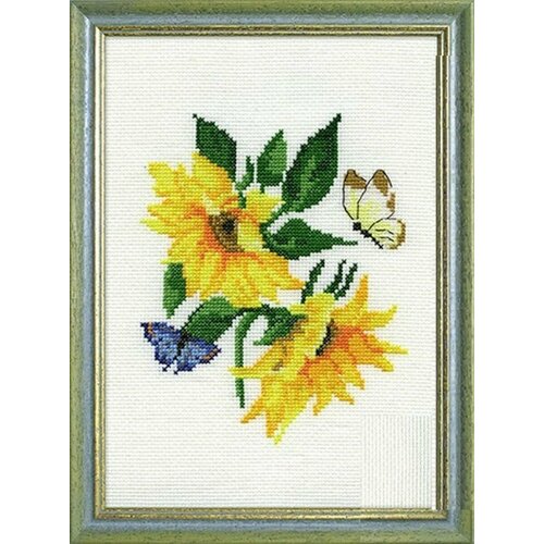 Подсолнухи #01.032.02 Машенька Набор для вышивания 15 x 20 см Счетный крест