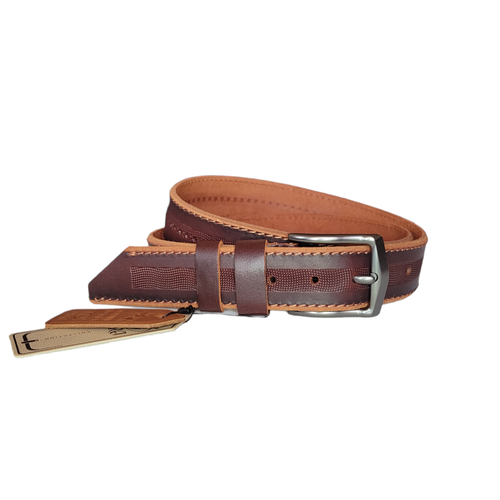 фото Ремень dnka, размер 123, коричневый