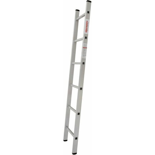 лестница тундра алюминиевая односекционная приставная 6 ступеней 1680 мм 1 шт Лестница алюминиевая Новая Высота NV 1210 6 ступеней
