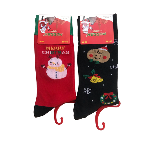 Носки Turkan, 2 пары, размер 36-41, черный, красный, белый, горчичный носки новогодние короткие носки новый год носки на подарок носки с принтом