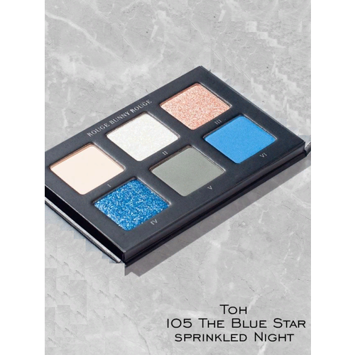 Rouge Bunny Rouge Палетка теней ENCHANTED FOREST EYESHADOW PALETTE 105 The Blue Star-sprinkled Night(сменный блок)