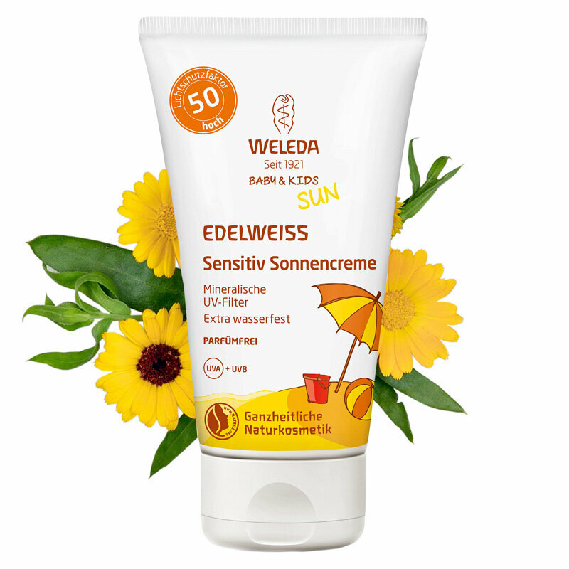 Крем Weleda солнцезащитный для младенцев и детей SPF 50, 50 мл - фото №10