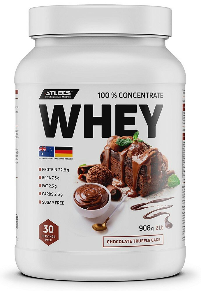 Atlecs Whey Protein 908 g, ( )