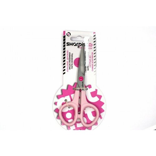 Ножницы Sharpist artist, длина 135мм, цвет розовый, сталь, 1011-001, 1шт