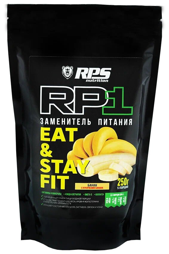 RPS Eat and Stay Fit, 250 g. (банан)