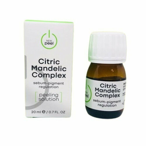 Карбокси пилинг себо-пигмент контроль New Peel Сitric Mandelic Peel 20 мл