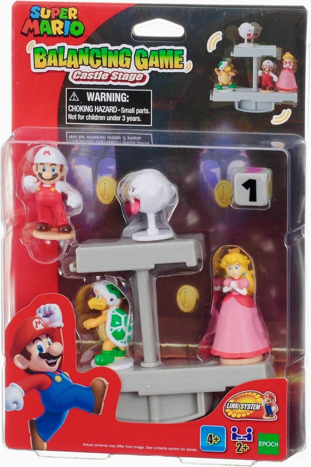 SUPER MARIO балансировочная игра Замок принцессы персик Коллекционная игрушка "Марио"