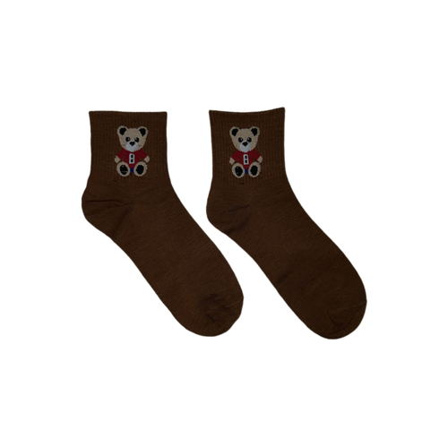 фото Носки , размер 36-41, коричневый, мультиколор tek style