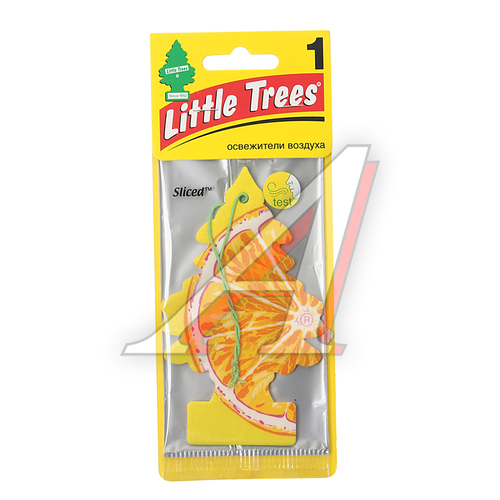 Ароматизатор подвесной пластина (сочный цитрус) Елочка CAR FRESHNER